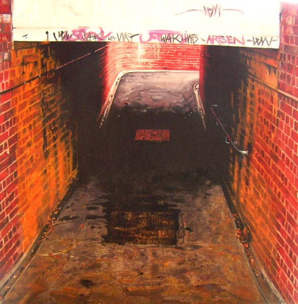 Underpass - painting by Peter Tankey