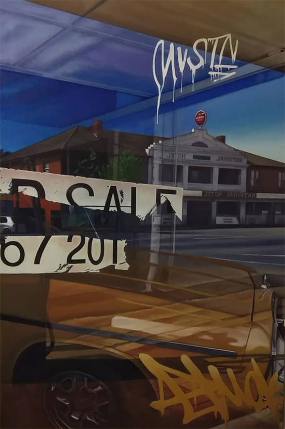 Coleraine Chrysler - painting by Peter Tankey