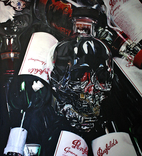 penfolds - painting by Peter Tankey